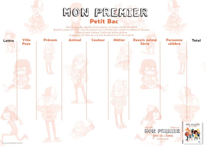 Mon Premier…petit bac !