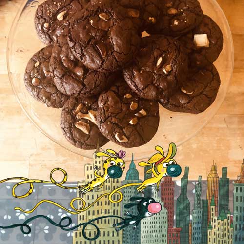Recette – cookies tout chocolat