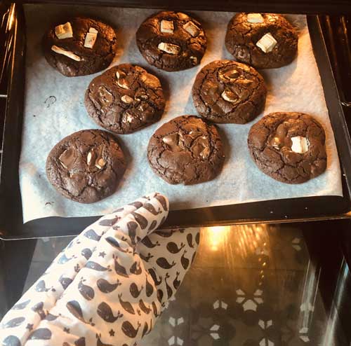 Recette – cookies tout chocolat