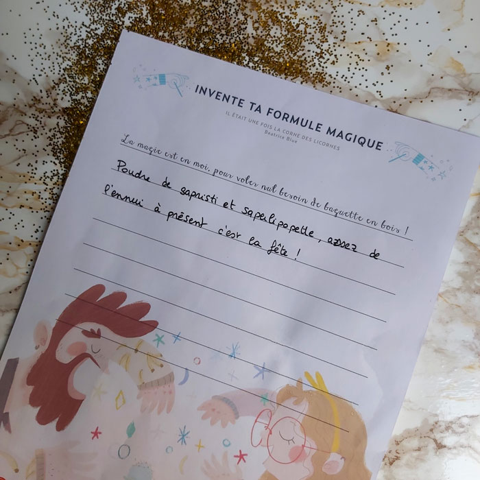 Invente ta formule magique !