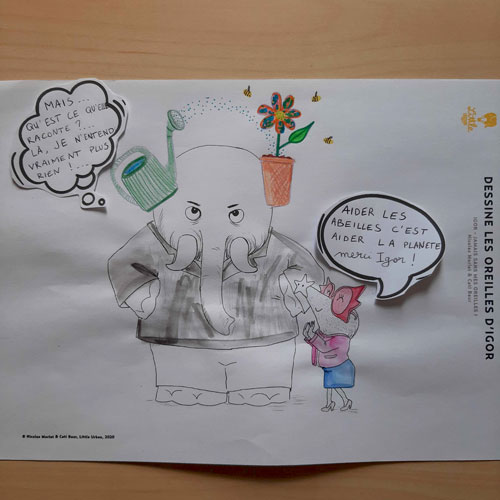 Dessine les oreilles d&rsquo;Igor
