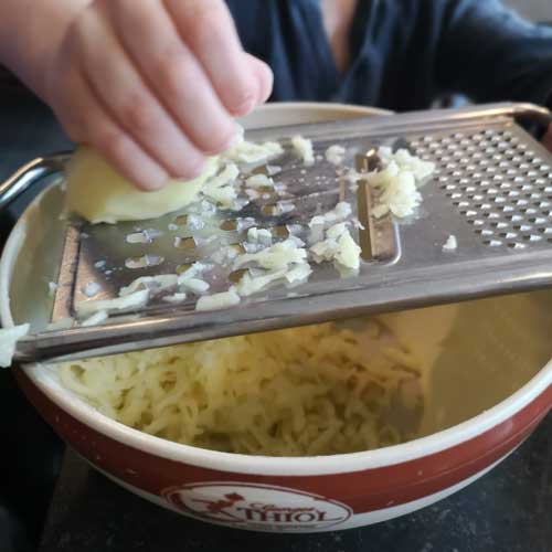 Recette – « Pizza patate »