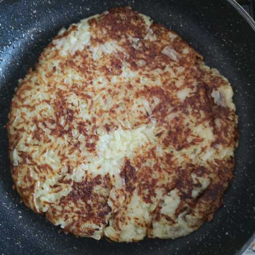 Recette – « Pizza patate »