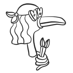 Tuto dessin – Dessiner un flamant rose