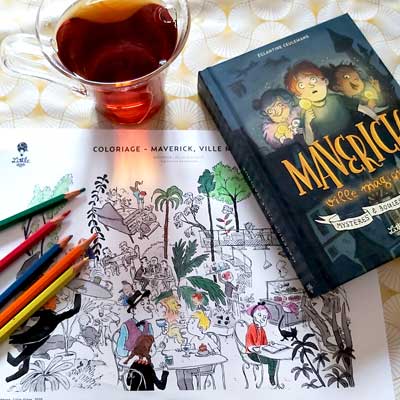 Coloriage – Maverick, ville magique