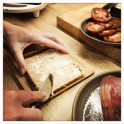 Recette – Le croque jambon / avocat