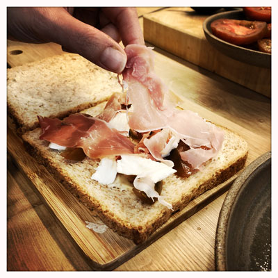 Recette – Le croque jambon / avocat