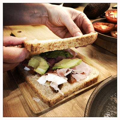 Recette – Le croque jambon / avocat