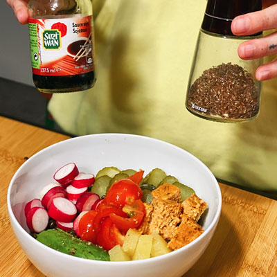 Recette – Le pokébowl de Leona Rose