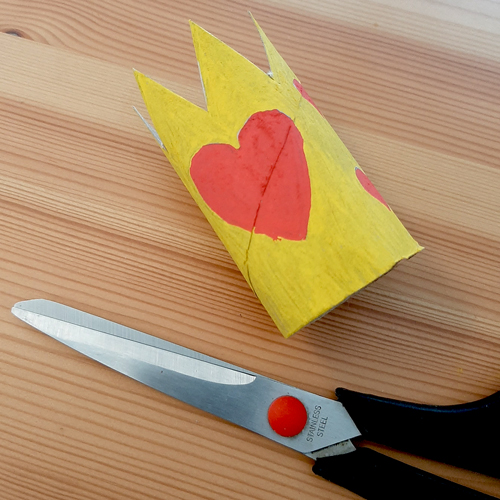 La couronne de la Reine de Coeur