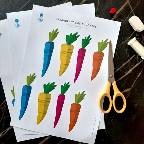 Guirlande de carottes