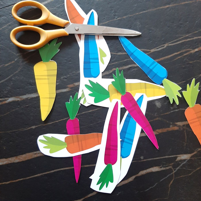 Guirlande de carottes