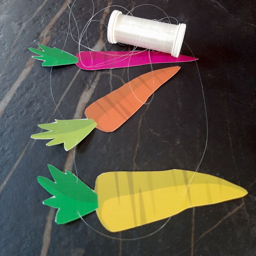 Guirlande de carottes