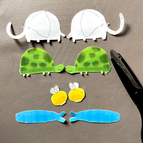 Les marionnettes La girafe à 5 pattes