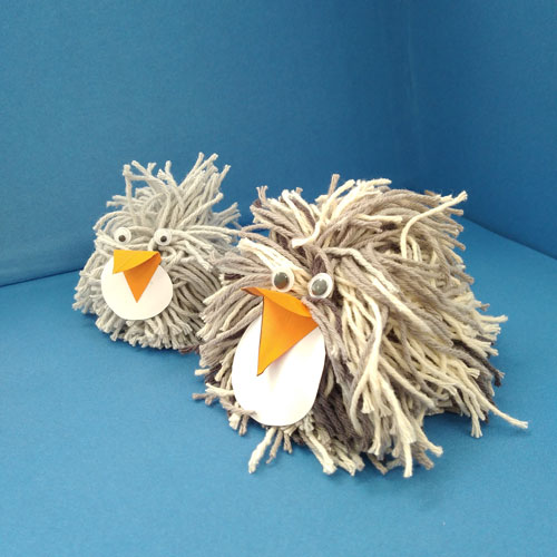 Atelier – Pompon-mouette rieuse