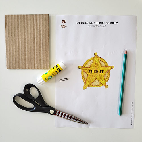 Étoile de sheriff – Billy