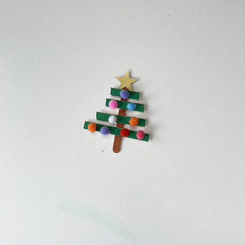 Fabrique ton sapin de Noël