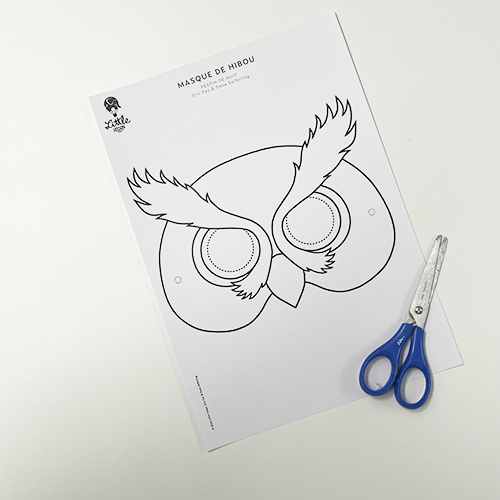 Fabrique ton masque de hibou