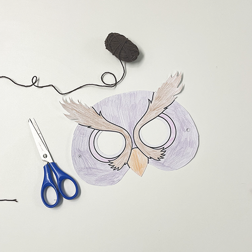 Fabrique ton masque de hibou