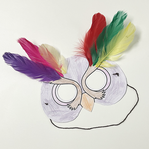 Fabrique ton masque de hibou