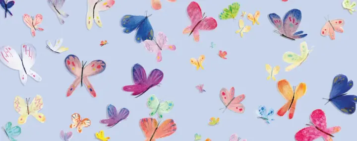 Dessine ton papillon anti-stress