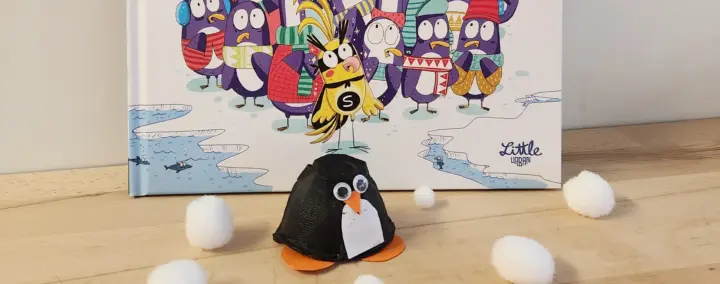 Fabrique ton Pingouin en boite d&rsquo;œufs