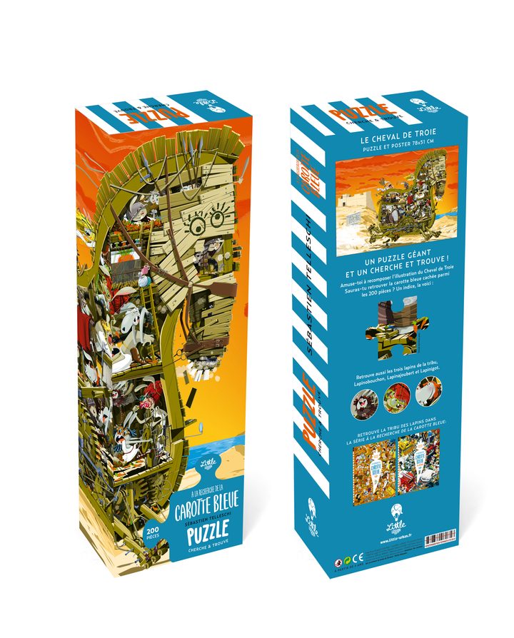 Puzzle géant À la recherche de la Carotte Bleue