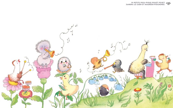 Dix petits piou-pious pouet pouet