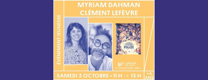 myriam dahman et clément lefèvre en dédicace – librairie de paris