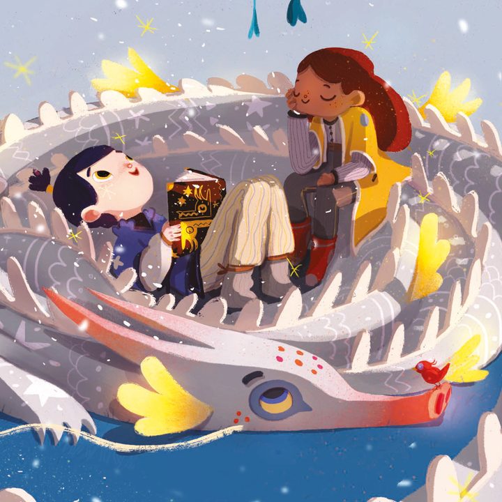 Atelier pédagogique – Un dragon tout feu tout glace – Bableu
