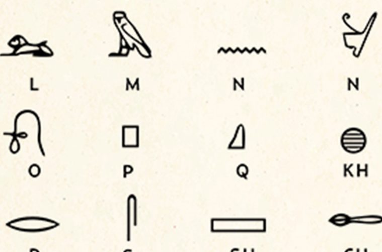Écris ton prénom en hiéroglyphes - Little Urban